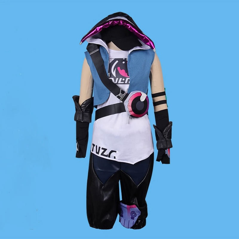 LOL Chromacrash Ekko Cosplay Costume