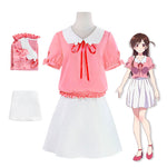 Anime Rent-A-Girlfriend Chizuru Ichinose Pink Outfits Cosplay Costume