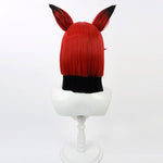 Hazbin Hotel Alastor Cosplay Wigs With Ear Props