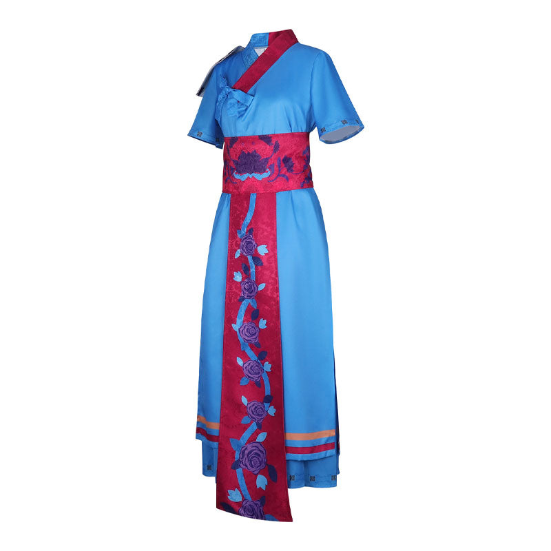 Kpop Demon Hunters The Origin Story Blue Dress Cosplay Costume