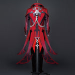 Game Genshin Impact Diluc Red Dead of Night Fullset Cosplay Costume