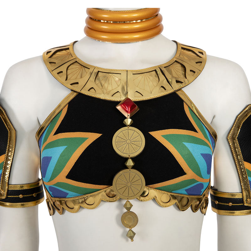 The Legend of Zelda: Tears of the Kingdom Riju Cosplay Costumes With Props