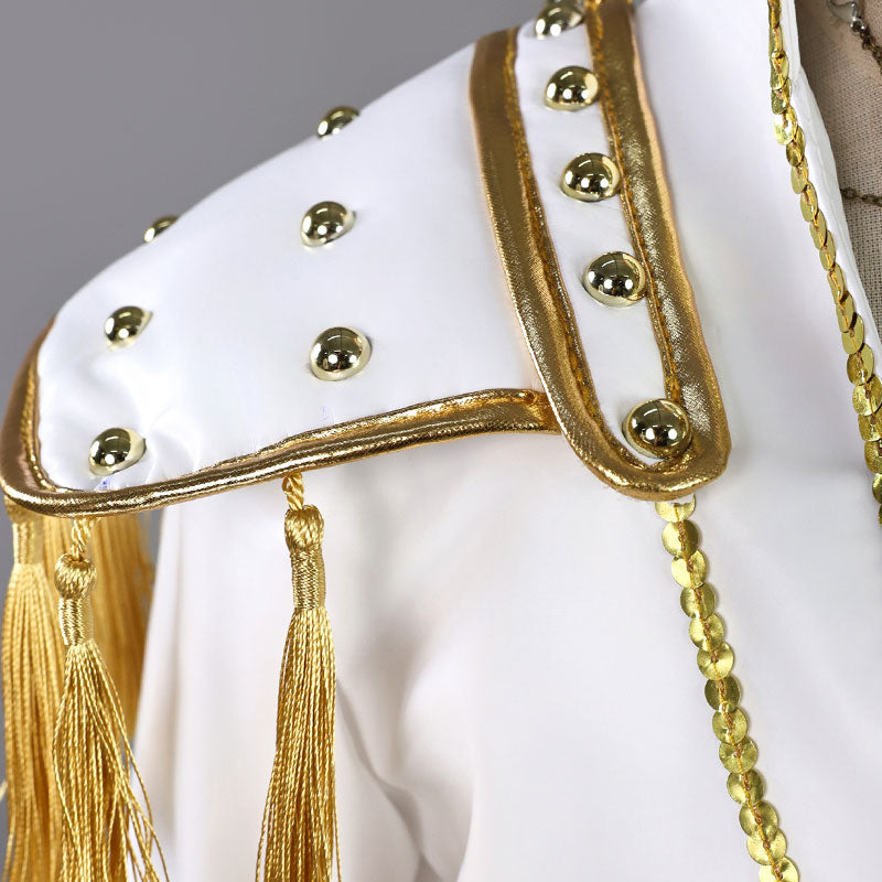 KPop Demon Hunters Mira Children's White Cosplay Costumes