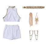 KPop Demon Hunters Rumi White Stage Outfit Cosplay Costume