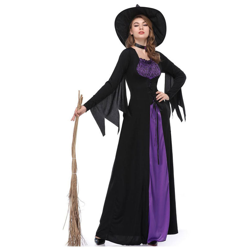 Gothic Vampire Witch Dress Halloween Cosplay Costumes