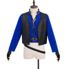 Final Fantasy XIV Seneschal Prince's Attire Dragon Rider Blue Cosplay Costumes