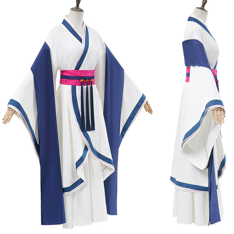 The Apothecary Diaries Maomao White Blue Cosplay Costume