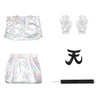 New Panty & Stocking with Garterbelt Polyester Silver Cosplay Costumes