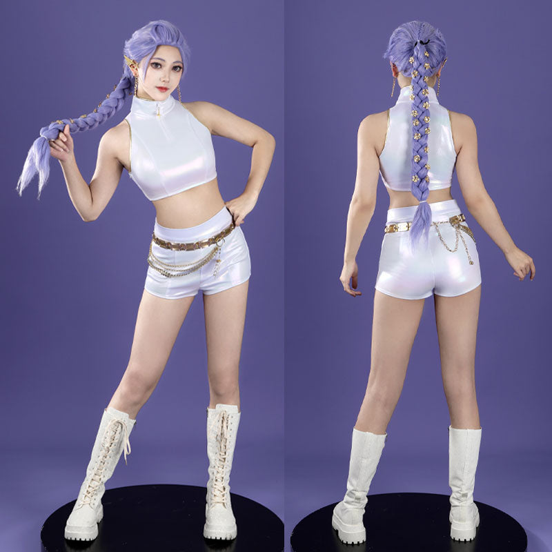 KPop Demon Hunters Rumi White Outfit Cosplay