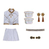 KPop Demon Hunters Zoey White Stage Outfit Cosplay Costume