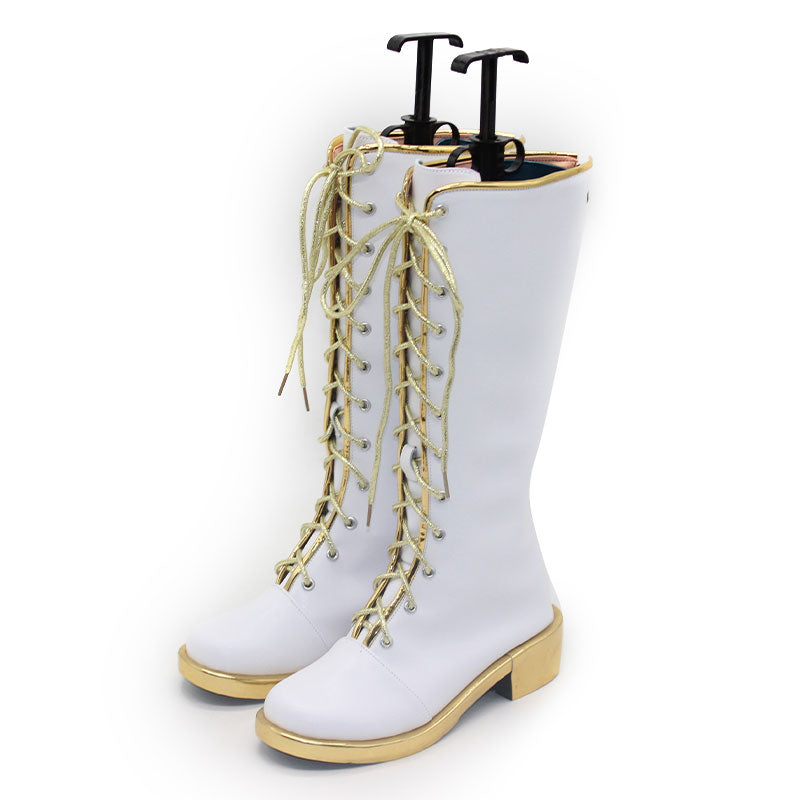 KPop Demon Hunters Rumi White Stage Cosplay Shoes