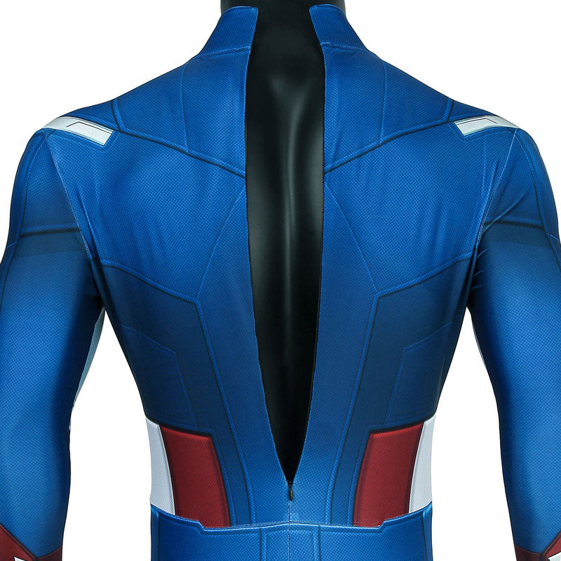 The Avengers 1 Captain America Steve Rogers Jumpsuit Cosplay Costumes