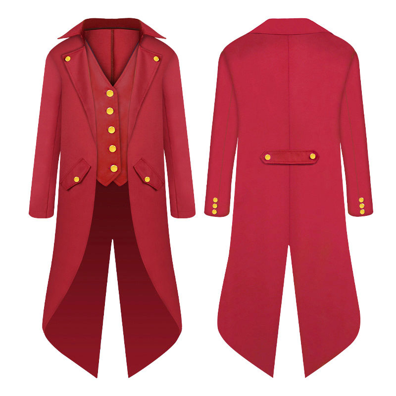 European Style Medieval Retro Punk Children's Tuxedo Cosplay Costumes