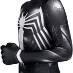 Marvel's Spiderman 2 Venom Black Suit Kids Jumpsuits Cosplay Costume