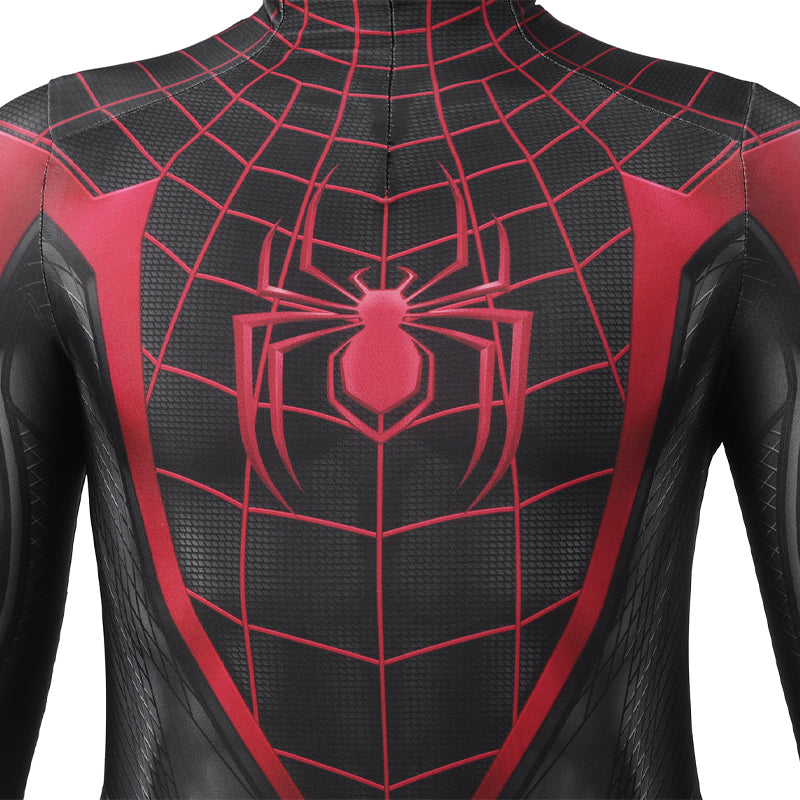 Spiderman PS5 2 Miles Morales Kids Jumpsuit Cosplay Costumes