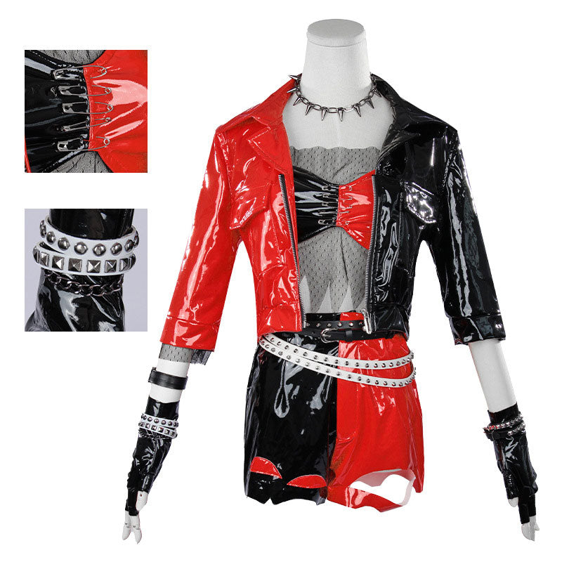 Suicide Squad Isekai Harley Quinn Dresses Halloween Cosplay Costumes