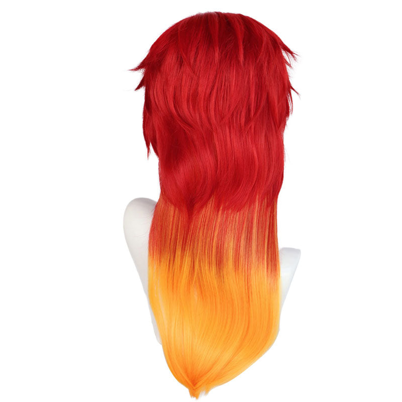 Aime Wind Breaker Chika Takiishi Red Yellow Cosplay Wig
