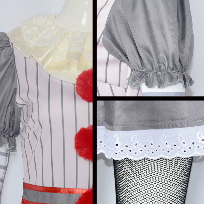 Halloween Pennywise Female Cosplay Costumes It Chapter One