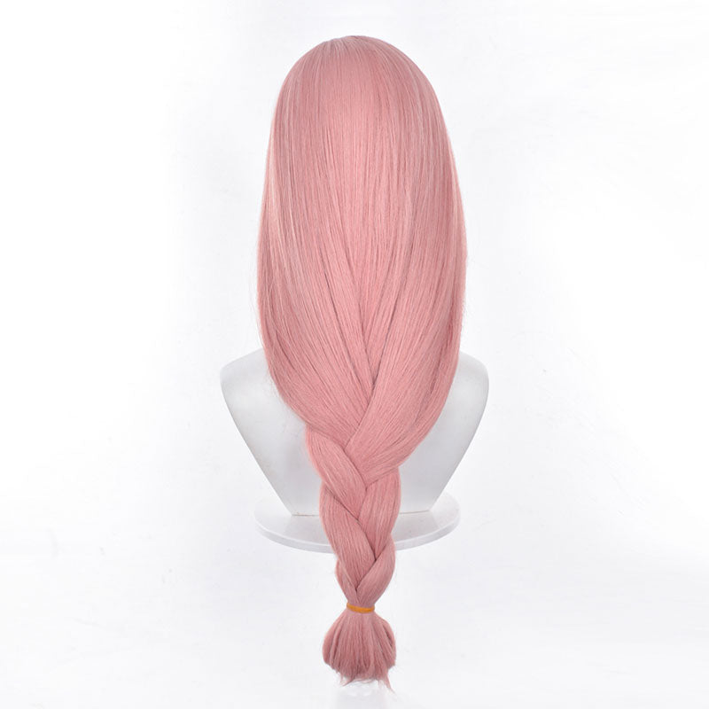 Game Zenless Zone Zero Tsukishiro Yanagi Pink Cosplay Wig
