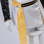 Kpop Demon Hunters Mira Golden Black Dance Outfit Cosplay Costumes