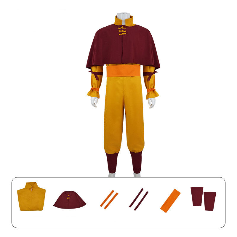 Avatar The Last Airbender 2024 TV Aang Fullset Cosplay Costume