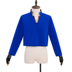 Final Fantasy XIV Seneschal Prince's Attire Dragon Rider Blue Cosplay Costumes