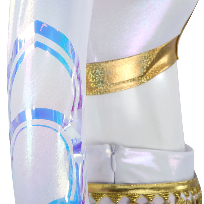 KPop Demon Hunters Zoey White Outfit Cosplay Costumes