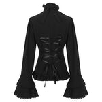 European Steampunk Victorian Women's Pleated Shirt Halloween Cosplay Costumes