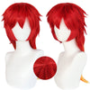 Aime Wind Breaker Chika Takiishi Red Yellow Cosplay Wig