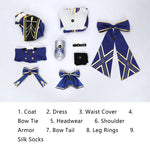 Honkai: Star Rail Saber Outfit Cosplay Costumes