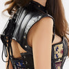 Punk Neck Motorcycle Belt Buckle Retro Body Shaper Cape Halloween Cosplay Costumes
