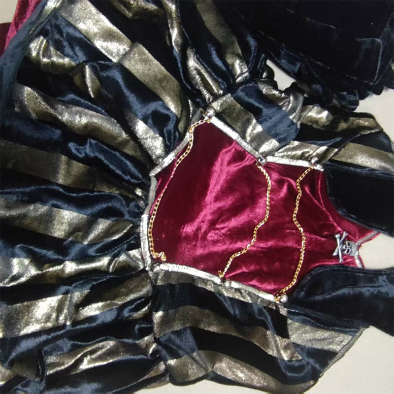 Gothic Caribbean Jack Sparrow Female Pirate Halloween Uniform Cosplay Costumes