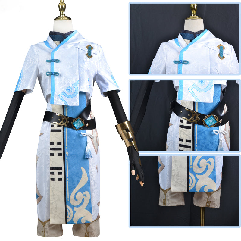 Game Genshin Impact Chongyun Full set Cosplay Costumes