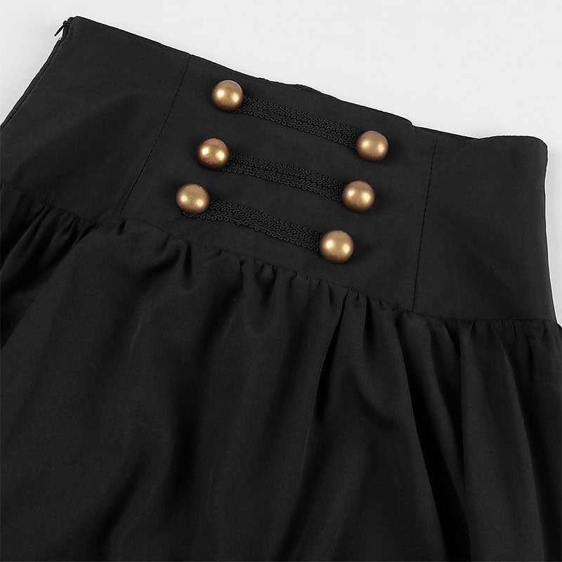 European Medieval Retro Gothic Lace Waist Lace Skirt Halloween Cosplay Costumes