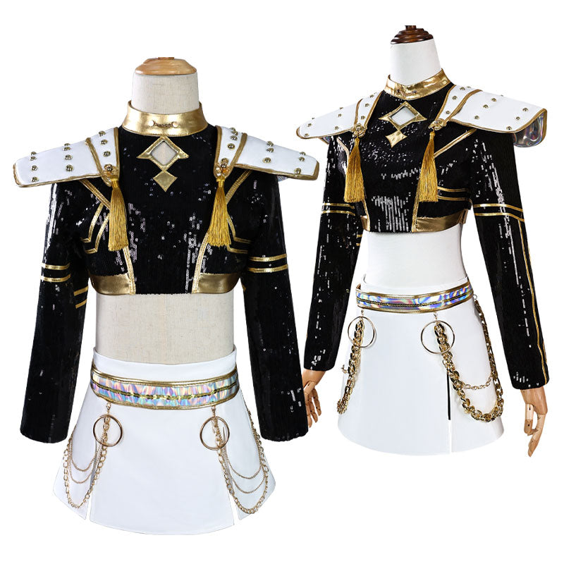 KPop Demon Hunters Rumi Mira Zoey Children's Cosplay Costumes