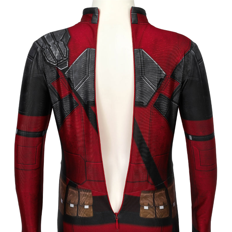 Deadpool Film Wade Wilson Kids Jumpsuit Cosplay Costumes