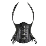 Gothic Rock Steampunk Cape and Corset Halloween Cosplay Costumes