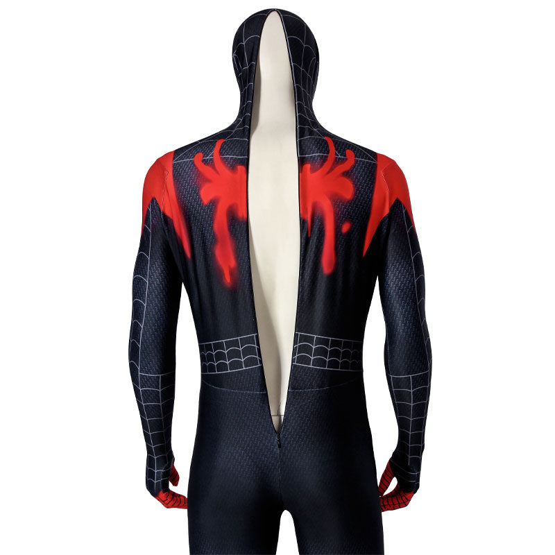 Spider-Man: Into the Spider-Verse Miles Morales Jumpsuit Cosplay Costumes