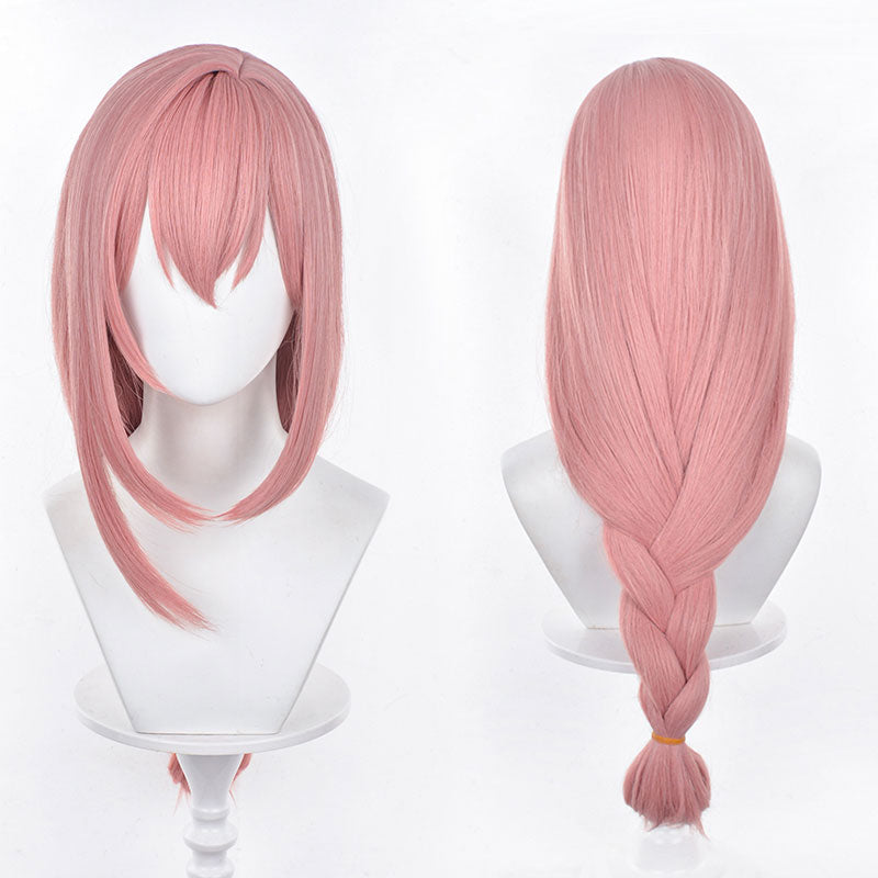 Game Zenless Zone Zero Tsukishiro Yanagi Pink Cosplay Wig