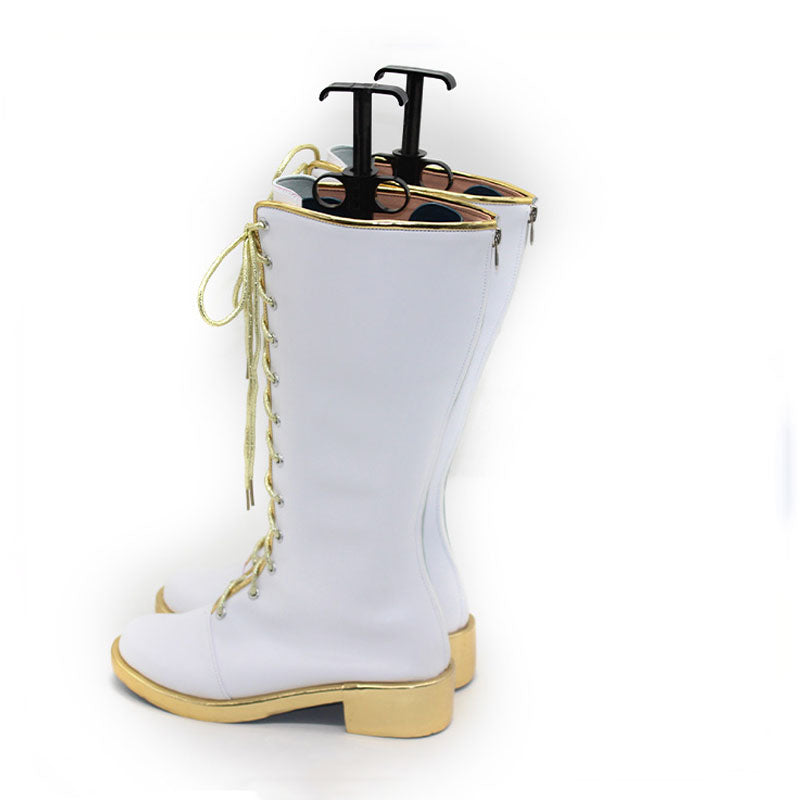 KPop Demon Hunters Rumi White Stage Cosplay Shoes