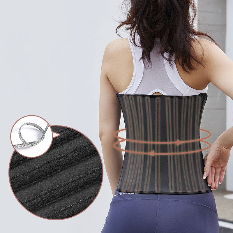Steel-boned Rubber Strong Tummy-control Tights Corset Cosplay Costumes