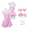 Barbie Movie 2023 Barbie Dress Cosplay Costumes With Hat