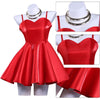 Panty & Stocking with Garterbelt Panty Red Dress Cosplay Costumes