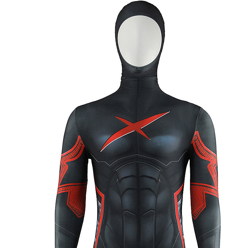 DC Earth-27 Red X Jumpsuit Cosplay Costumes