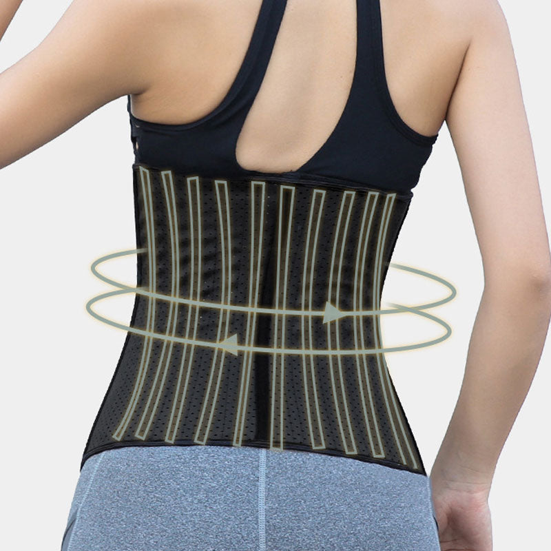 Steel-boned Postpartum Tummy-control Punching Breathable Rubber Corset Cosplay Costumes