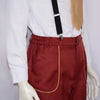 The Mask Jim Carrey Stanley Ipkiss Red Jacket Cosplay Costume