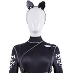 The Addams Family Wednesday Cat Suit Cosplay Costumes