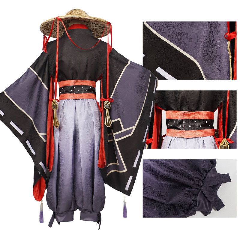 Genshin Impact Five Kase Scaramouche Cosplay Costumes