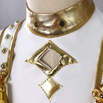 KPop Demon Hunters Zoey Children's White Cosplay Costumes
