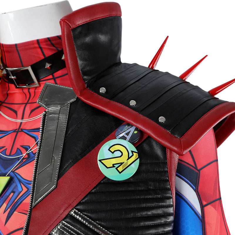 Marvel Rivals Spider Punk 2099 Spider-Man Cosplay Costumes